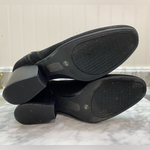 Lucca Lane Paydena size 8.5 Elegant Black Ankle Boots with Buckle Detail leather - Picture 8 of 8